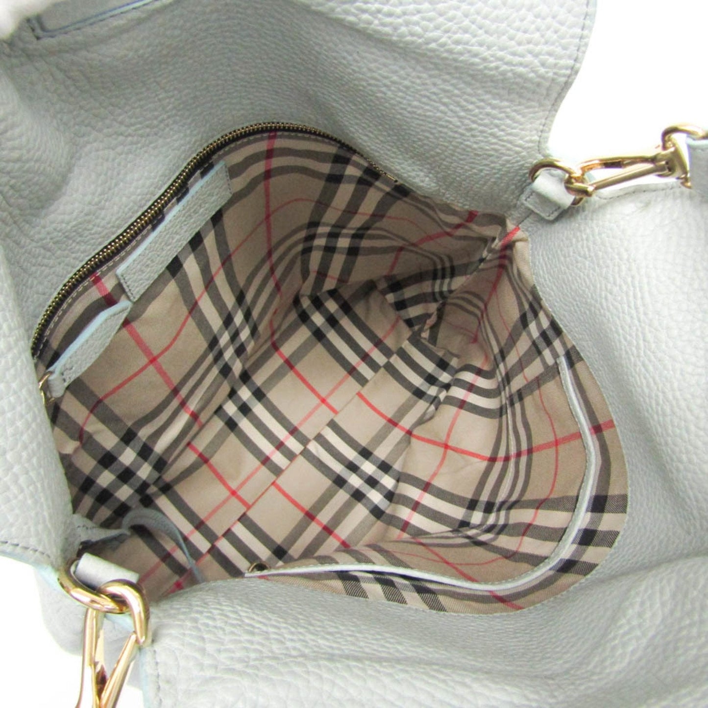Burberry Nova Brand Leather White Shoulder Bag Style 4