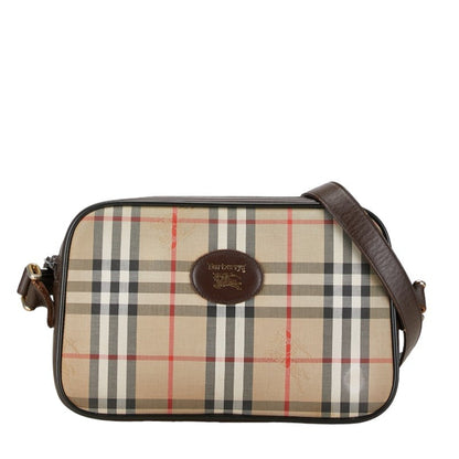 Burberry Nova Brand Canvas Brown Shoulder Bag Style 2