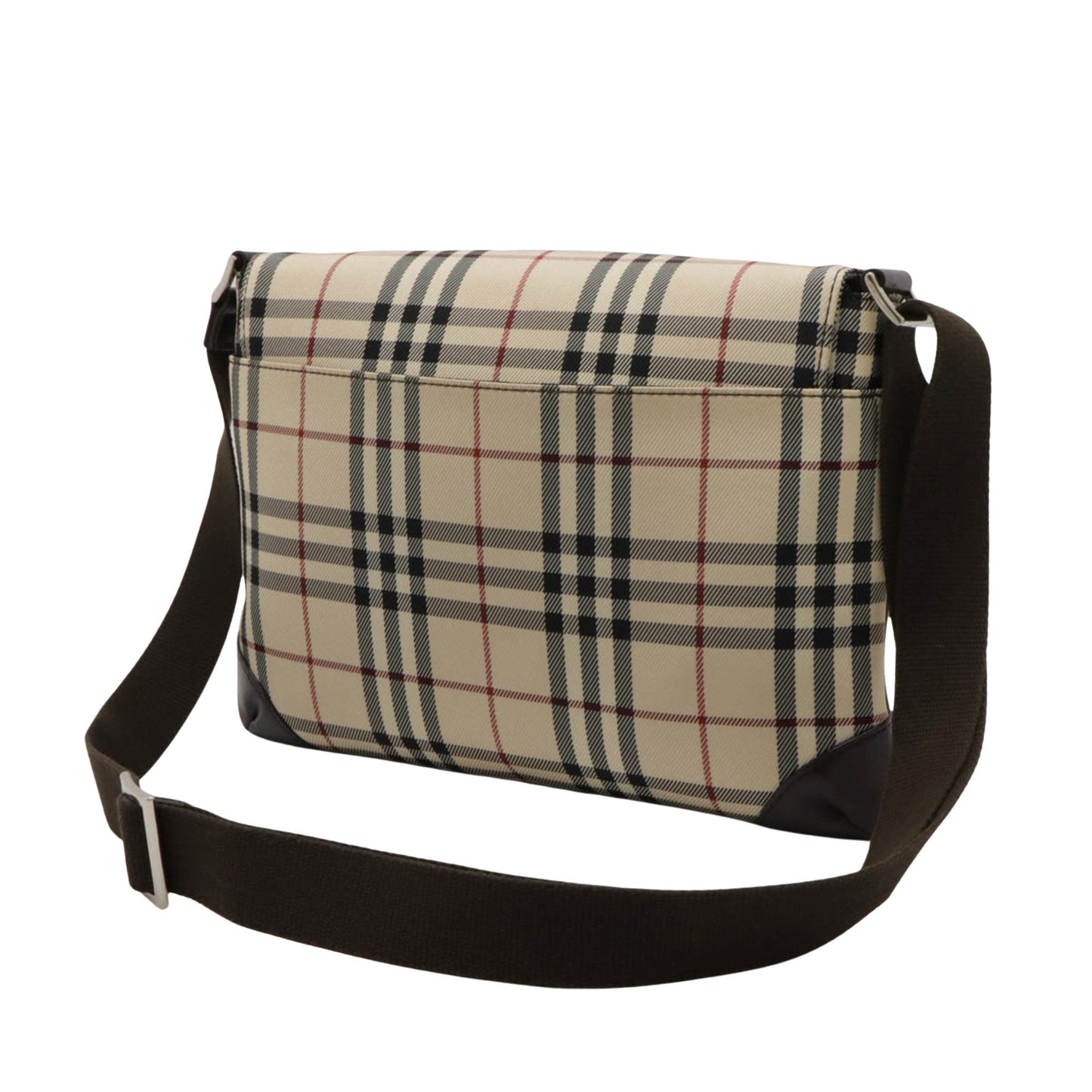 Burberry Nova Brand Canvas White Shoulder Bag Style 43