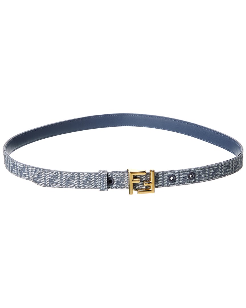 Fendi Ff Buckle Denim Belt Rovelle Bags