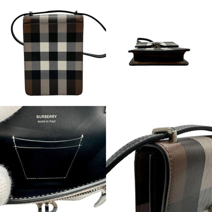 Burberry Nova Brand Canvas Black Shoulder Bag Style 3