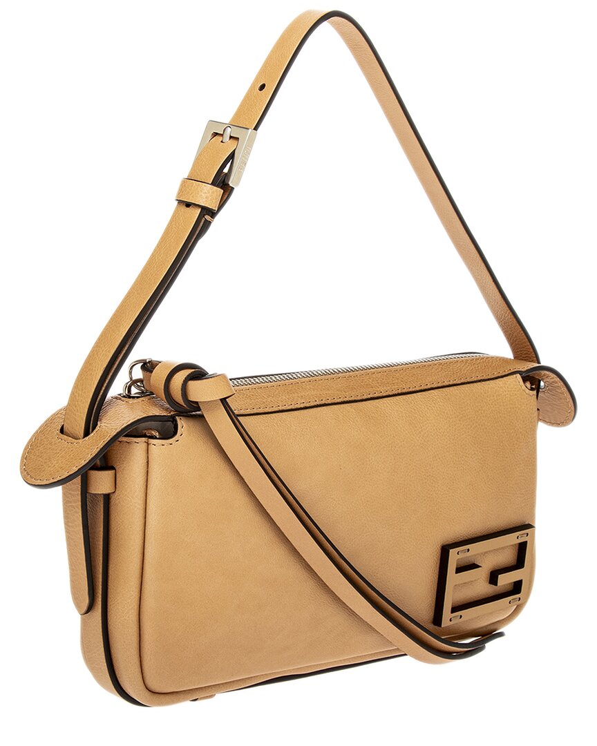 Fendi Simply Fendi Mini Leather Shoulder Bag Rovelle Bags