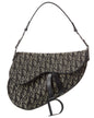 Dior Black Canvas Oblique Saddle Bag Rovelle Bags