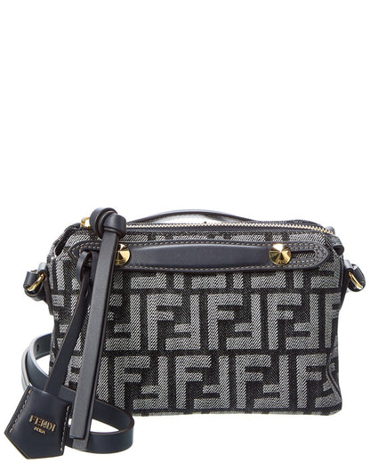 Fendi By The Way Soft Mini Ff Denim & Leather Satchel Rovelle Bags