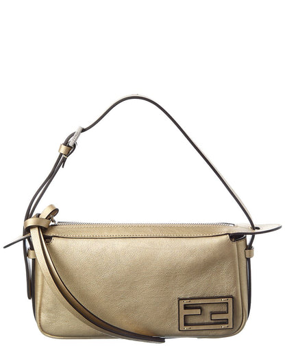 Fendi Simply Fendi Mini Leather Shoulder Bag Rovelle Bags