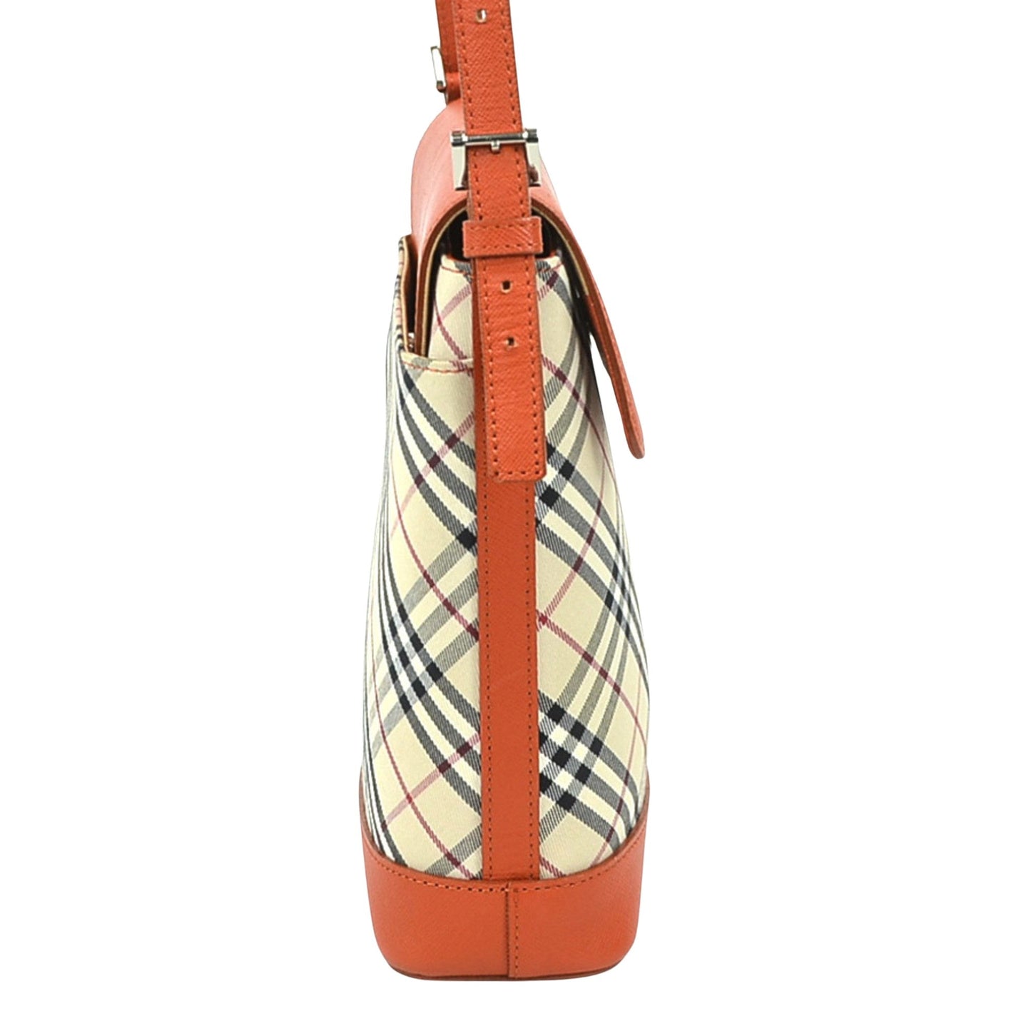 Burberry Nova Brand Canvas White Shoulder Bag Style 40