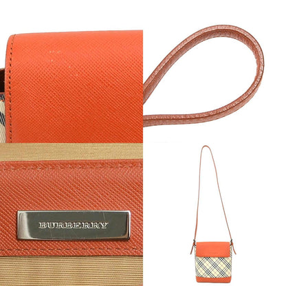 Burberry Nova Brand Canvas White Shoulder Bag Style 40