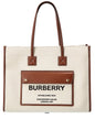 Burberry Medium SIZE Leather Beige Tote Bag