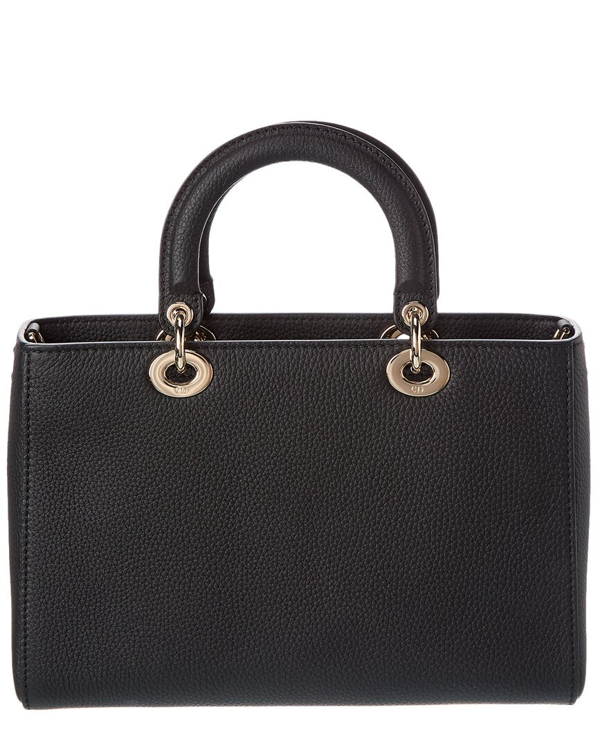 Dior Lady D-Sire Medium Leather Tote Rovelle Bags