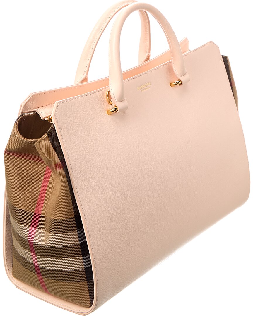 Burberry Banwell Medium Leather Brown Satchel Bag