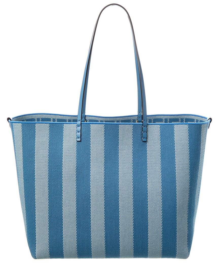Fendi Roll Large Ff Canvas & Leather Tote Rovelle Bags