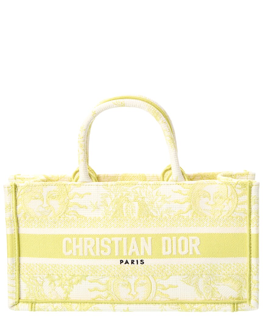 Dior Mini Canvas Book Tote Rovelle Bags