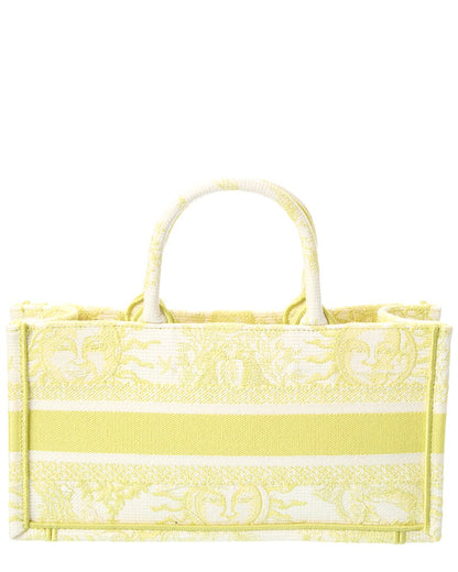 Dior Mini Canvas Book Tote Rovelle Bags