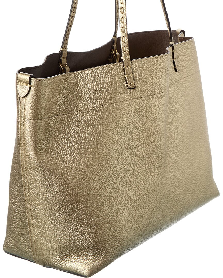 Fendi Roll Medium Leather Tote Rovelle Bags