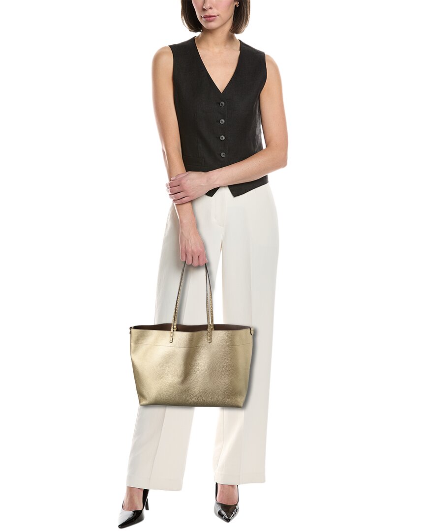 Fendi Roll Medium Leather Tote Rovelle Bags