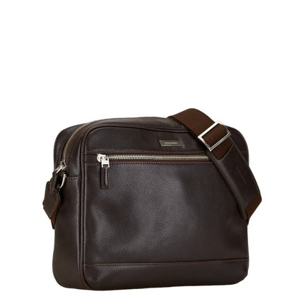 Burberry Nova Brand Leather Brown Shoulder Bag Style 3