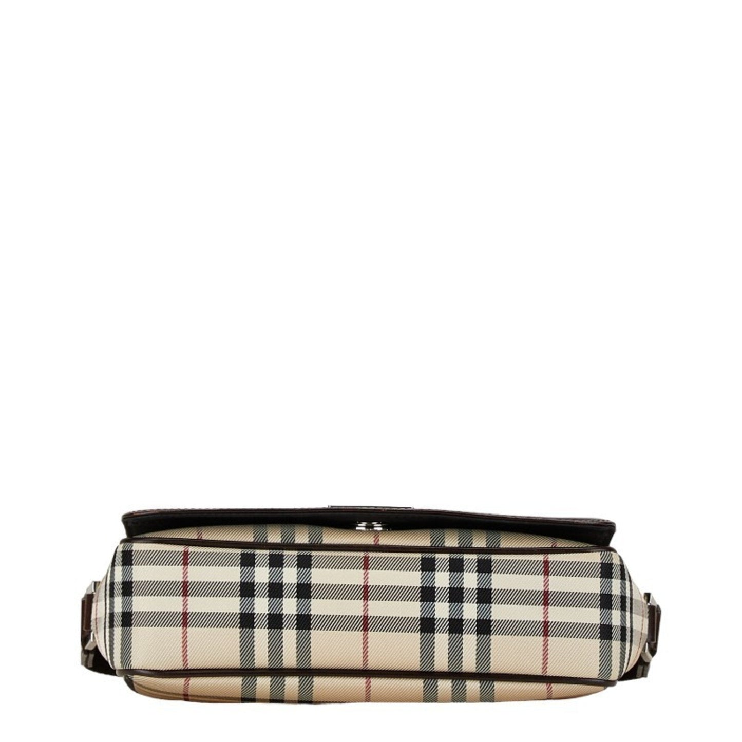 Burberry Nova Brand Canvas White Shoulder Bag Style 42