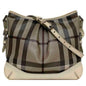 Burberry Smoke Brand Leather Gray Shoulder Bag