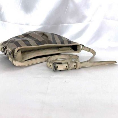 Burberry Smoke Brand Leather Gray Shoulder Bag