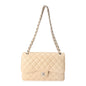 Chanel Flap Classic Quilted Caviar Beige Shoulder Bag Rovelle Bags