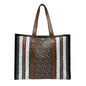 Luxury Burberry Stripe Tote
