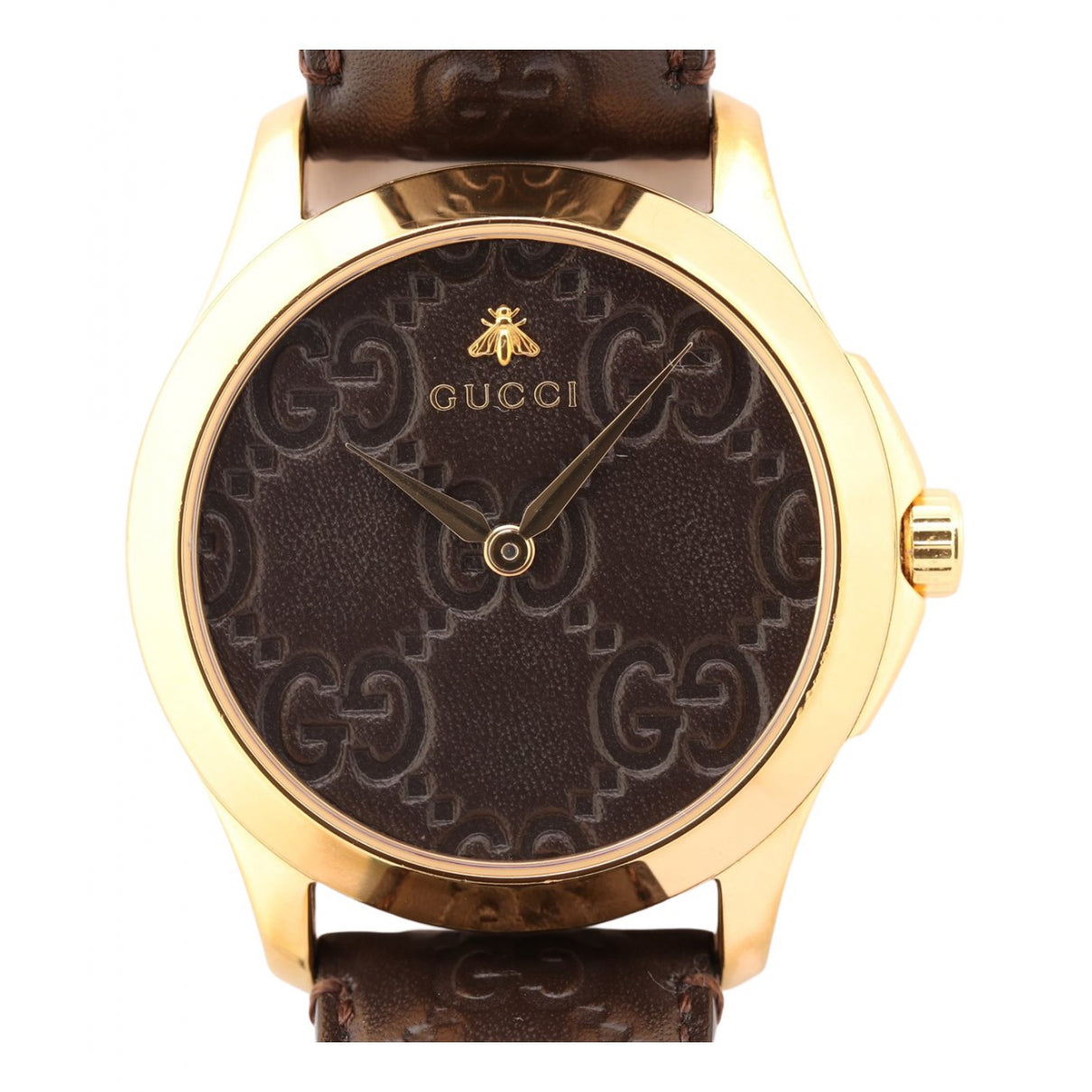 Gucci g-timeless  gold plated watch