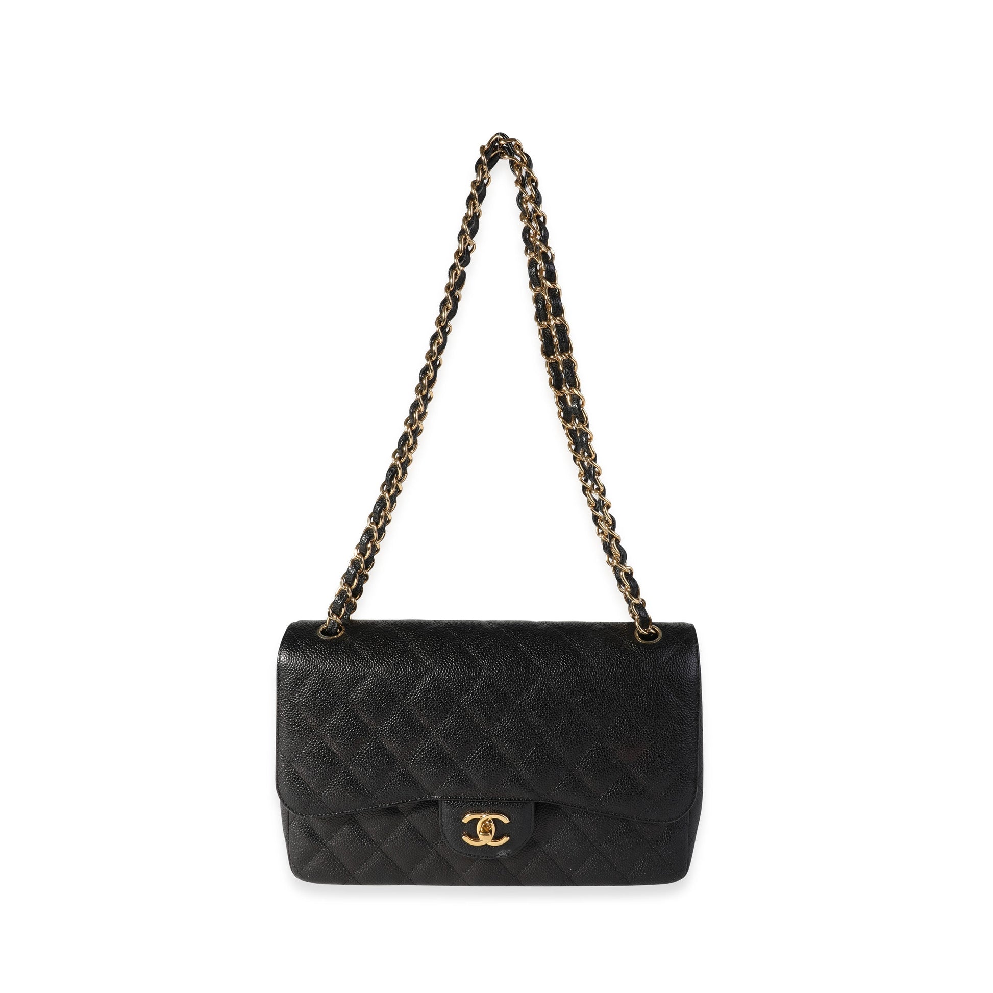 Chanel Flap Classic Quilted Caviar Black Shoulder Bag Rovelle Bags