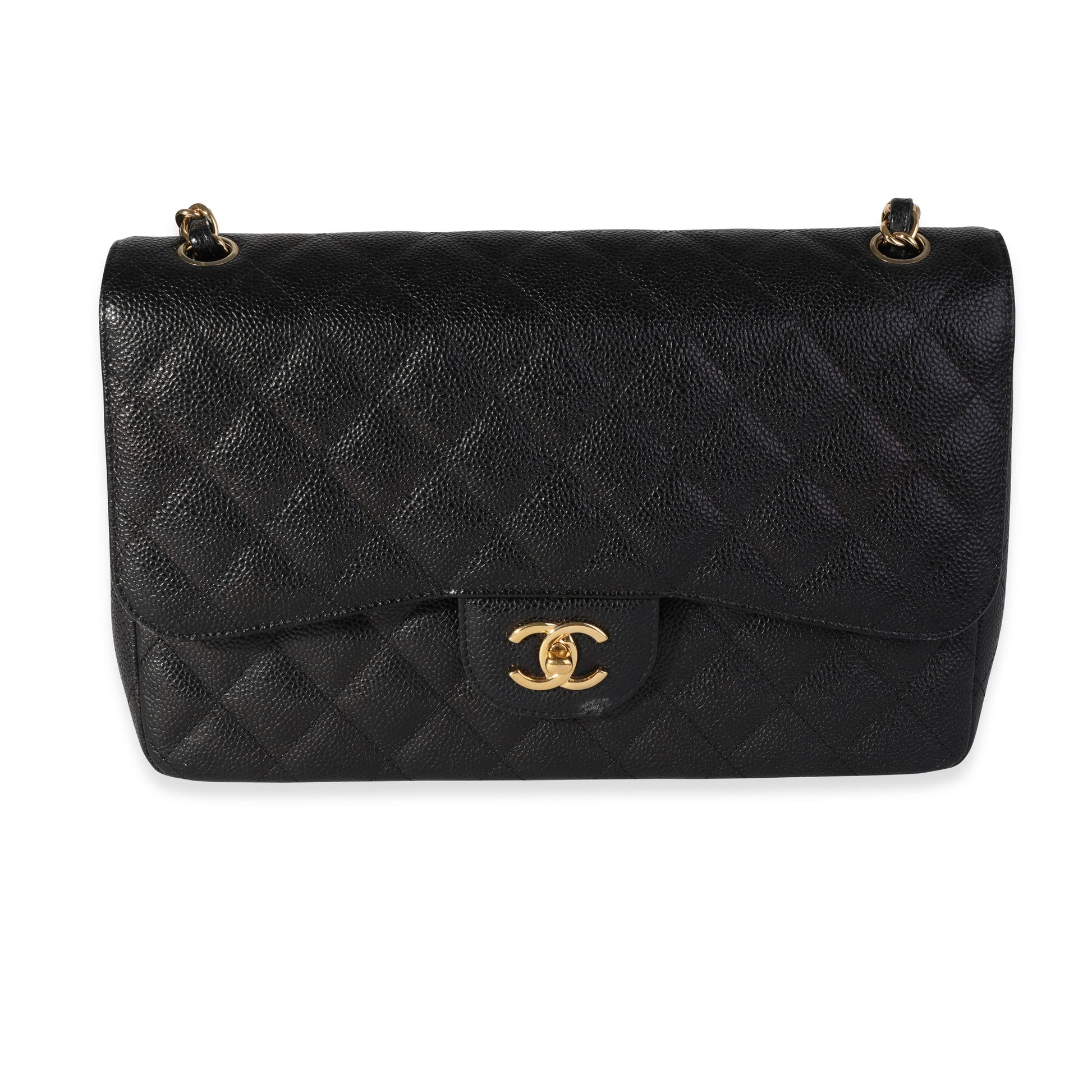 Chanel Flap Classic Quilted Caviar Black Shoulder Bag Rovelle Bags