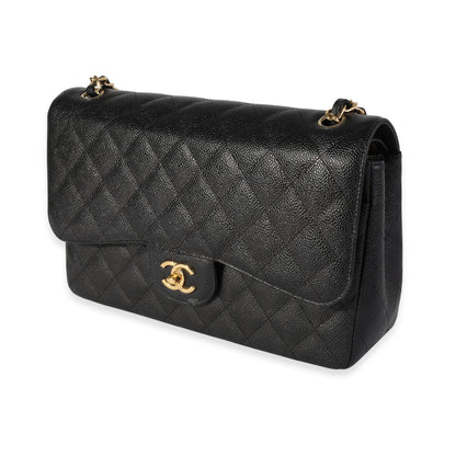 Chanel Flap Classic Quilted Caviar Black Shoulder Bag Rovelle Bags