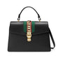 Gucci GG Sylvie Leather Medium Top Handle Bag