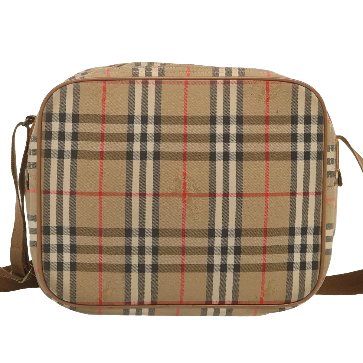 Burberry Nova Brand Canvas White Shoulder Bag Style 10