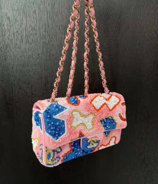 Chanel Mini Flap White Shoulder Bag Rovelle Bags
