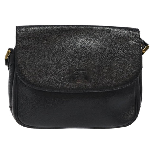 Burberry Black Leather Shoulder Bag ( )