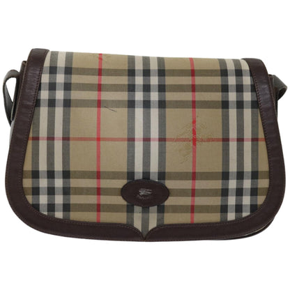 Burberry Nova Brand Canvas White Shoulder Bag Style 16