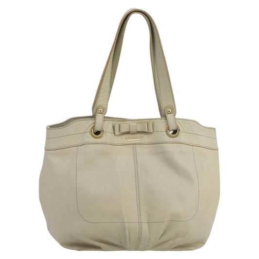 Burberry Beige Leather Tote Bag ( )