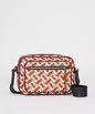 Burberry Print And Leather Crossbody Bag