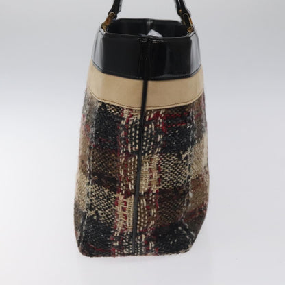 Burberry Brown Canvas Tote Bag ( )