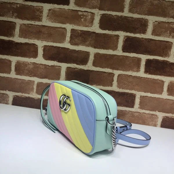 Gucci GG Marmont Matelass茅 Crossbody Bag