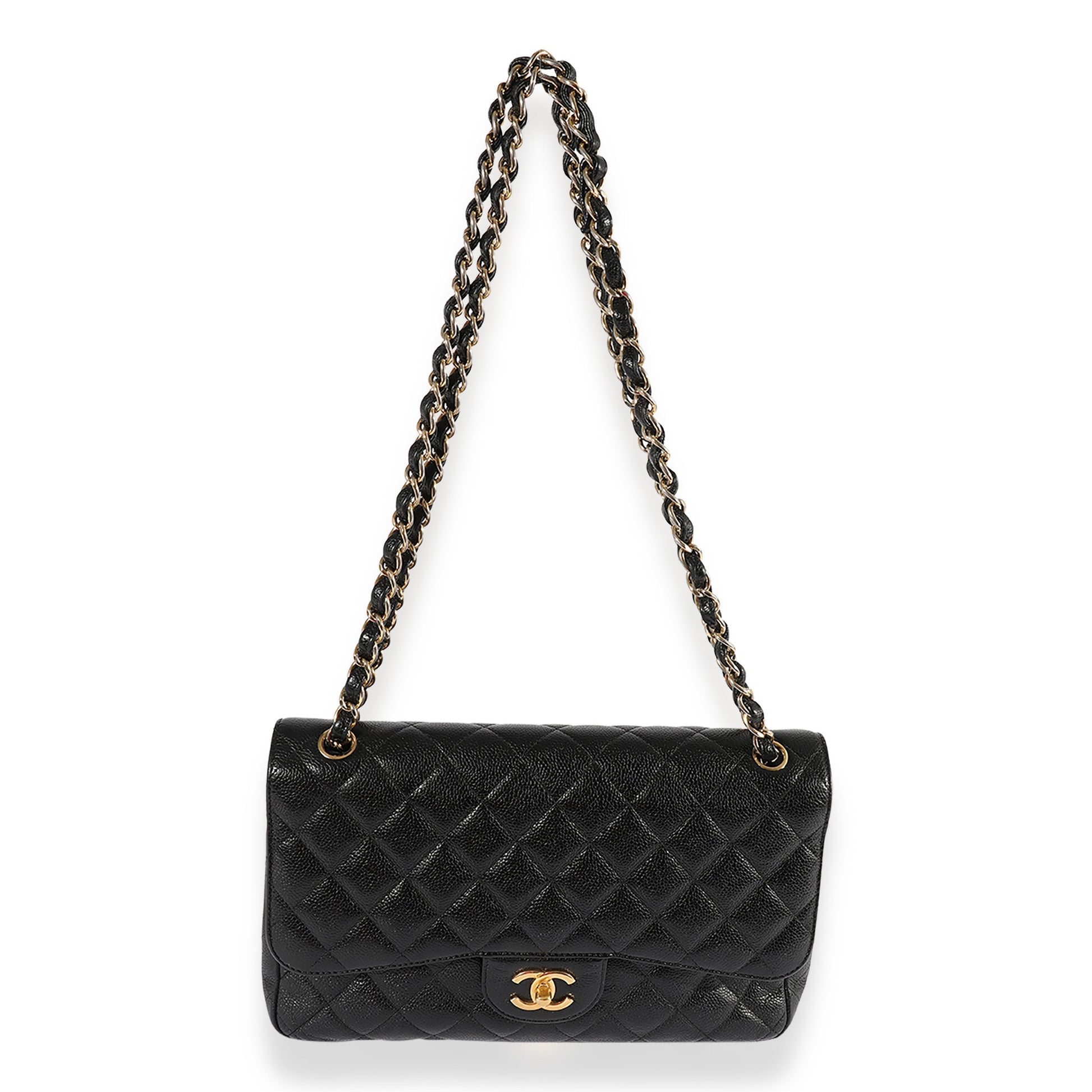 Chanel Flap Classic Quilted Caviar Black Shoulder Bag Style Rovelle Bags