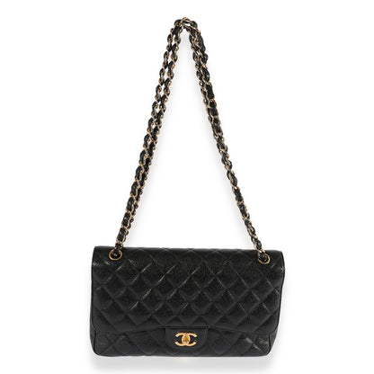 Chanel Flap Classic Quilted Caviar Black Shoulder Bag Style Rovelle Bags