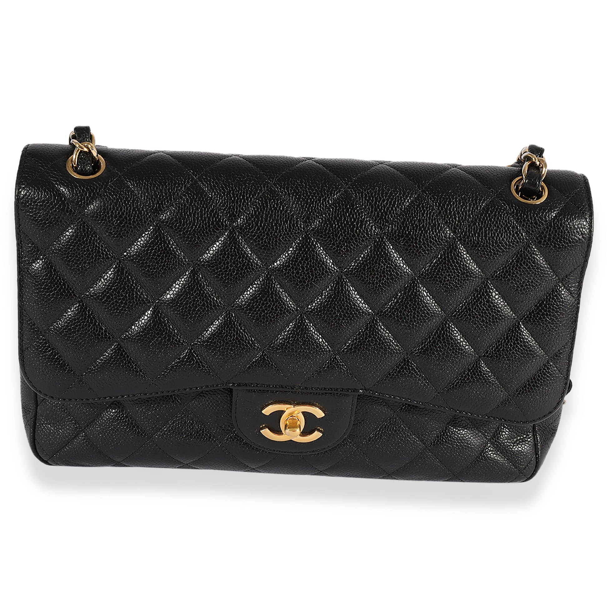 Chanel Flap Classic Quilted Caviar Black Shoulder Bag Style Rovelle Bags