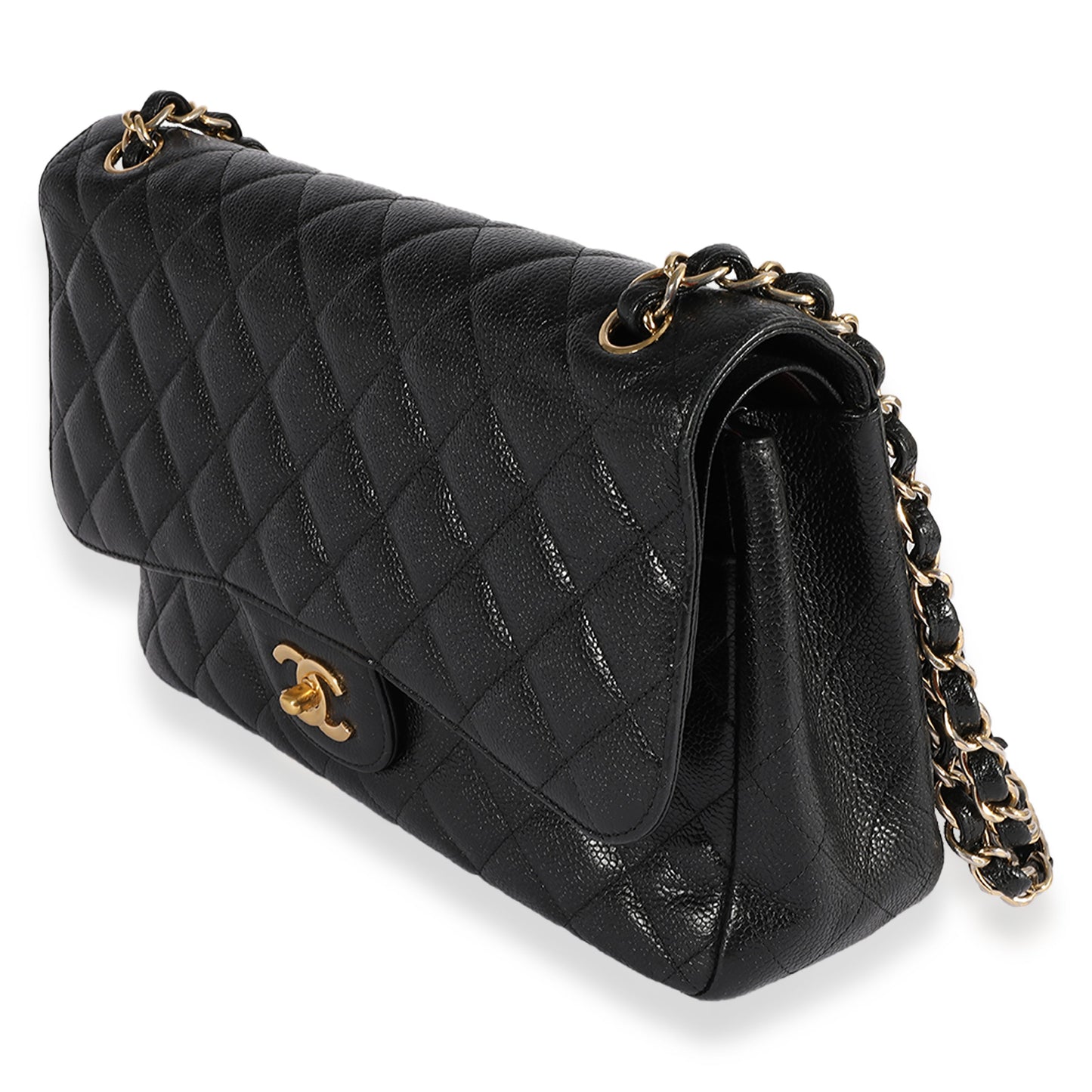 Chanel Flap Classic Quilted Caviar Black Shoulder Bag Style Rovelle Bags