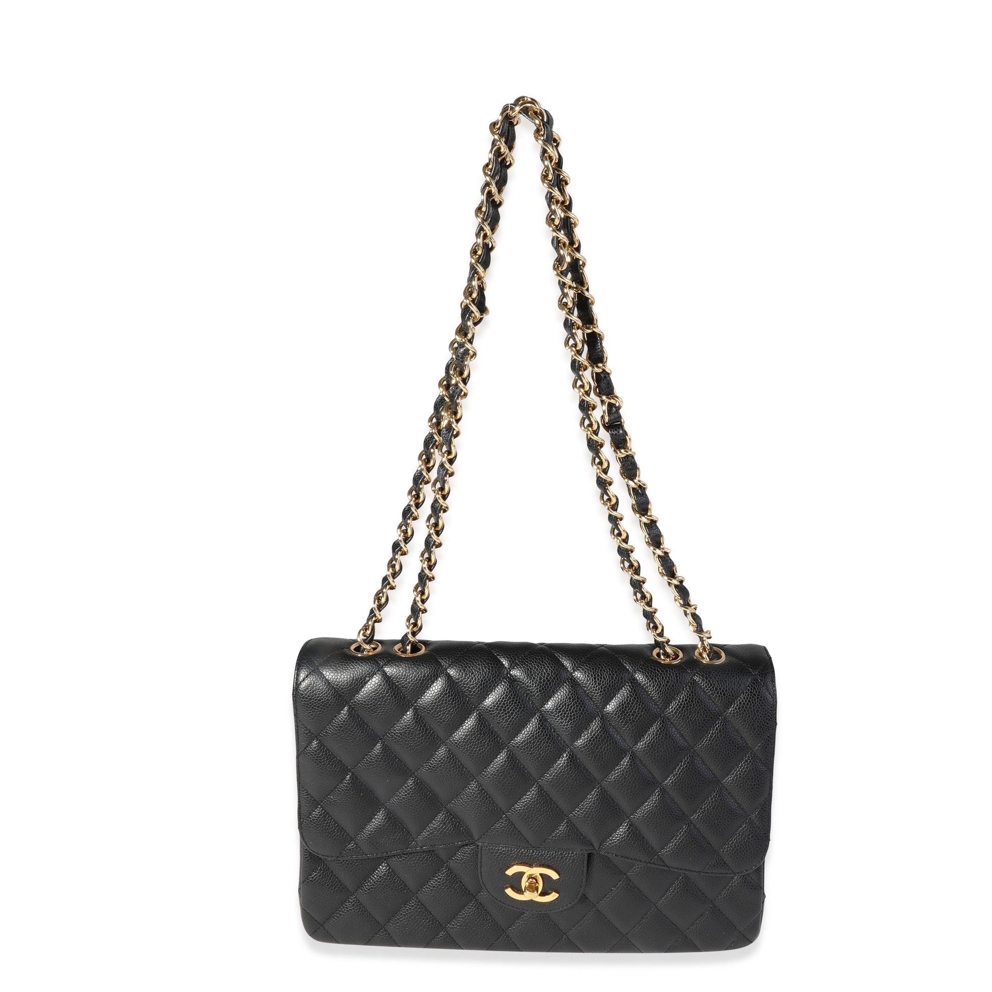 Chanel Flap Classic Quilted Caviar Black Shoulder Bag Style 9 Rovelle Bags