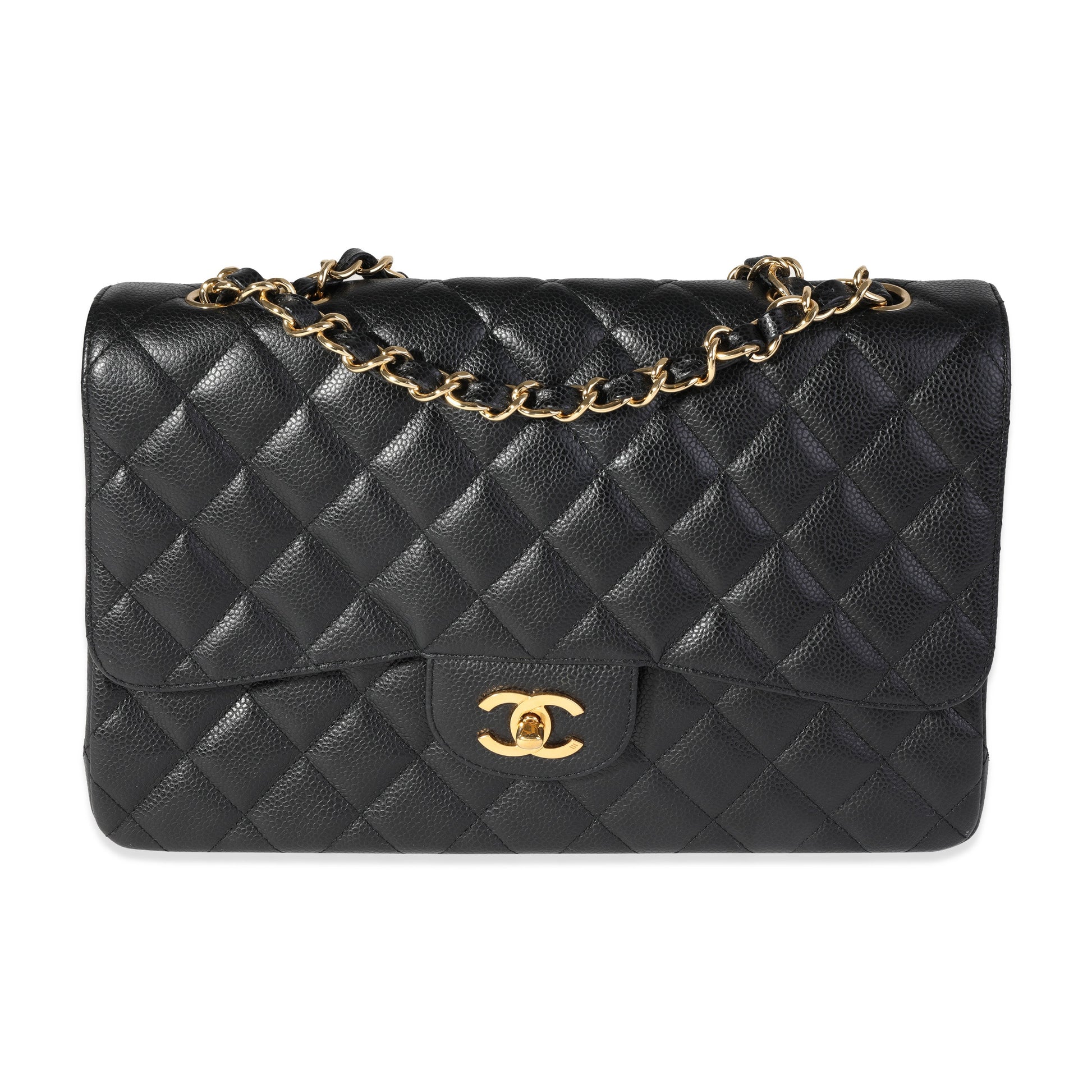 Chanel Flap Classic Quilted Caviar Black Shoulder Bag Style 9 Rovelle Bags