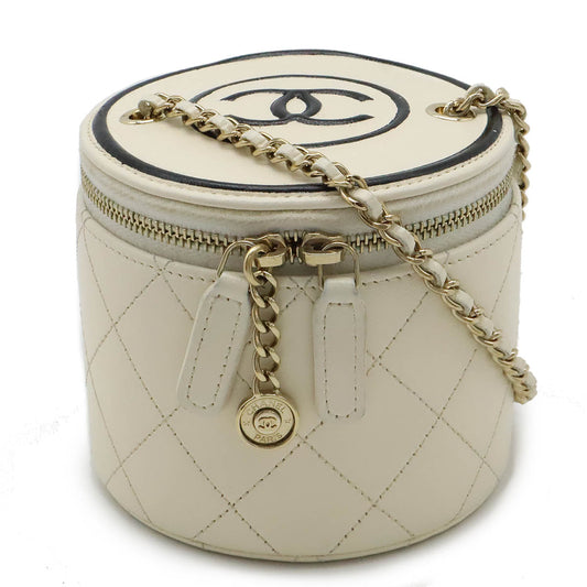 Chanel Vanity Small Calfskin Shoulder Bag Rovelle Bags