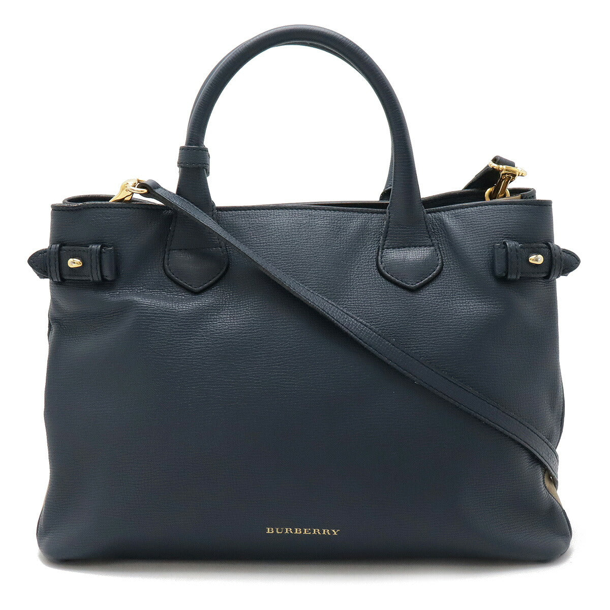 Burberry Banner Leather Handbag