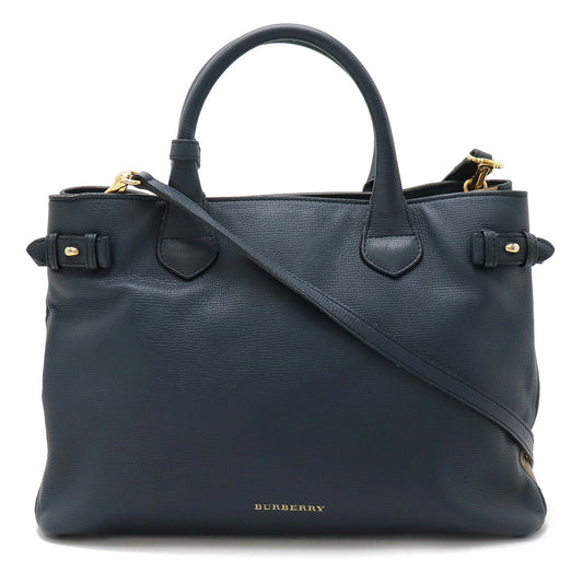 Burberry Banner Leather Handbag