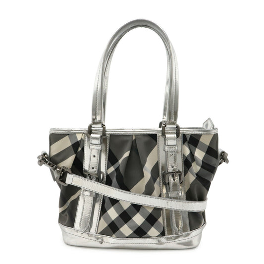 Burberry Beat Leather Tote Bag