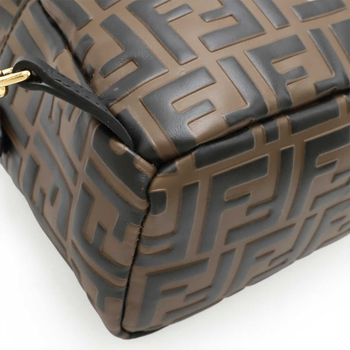 Fendi Trebucket Leather Shoulder Bag Rovelle Bags