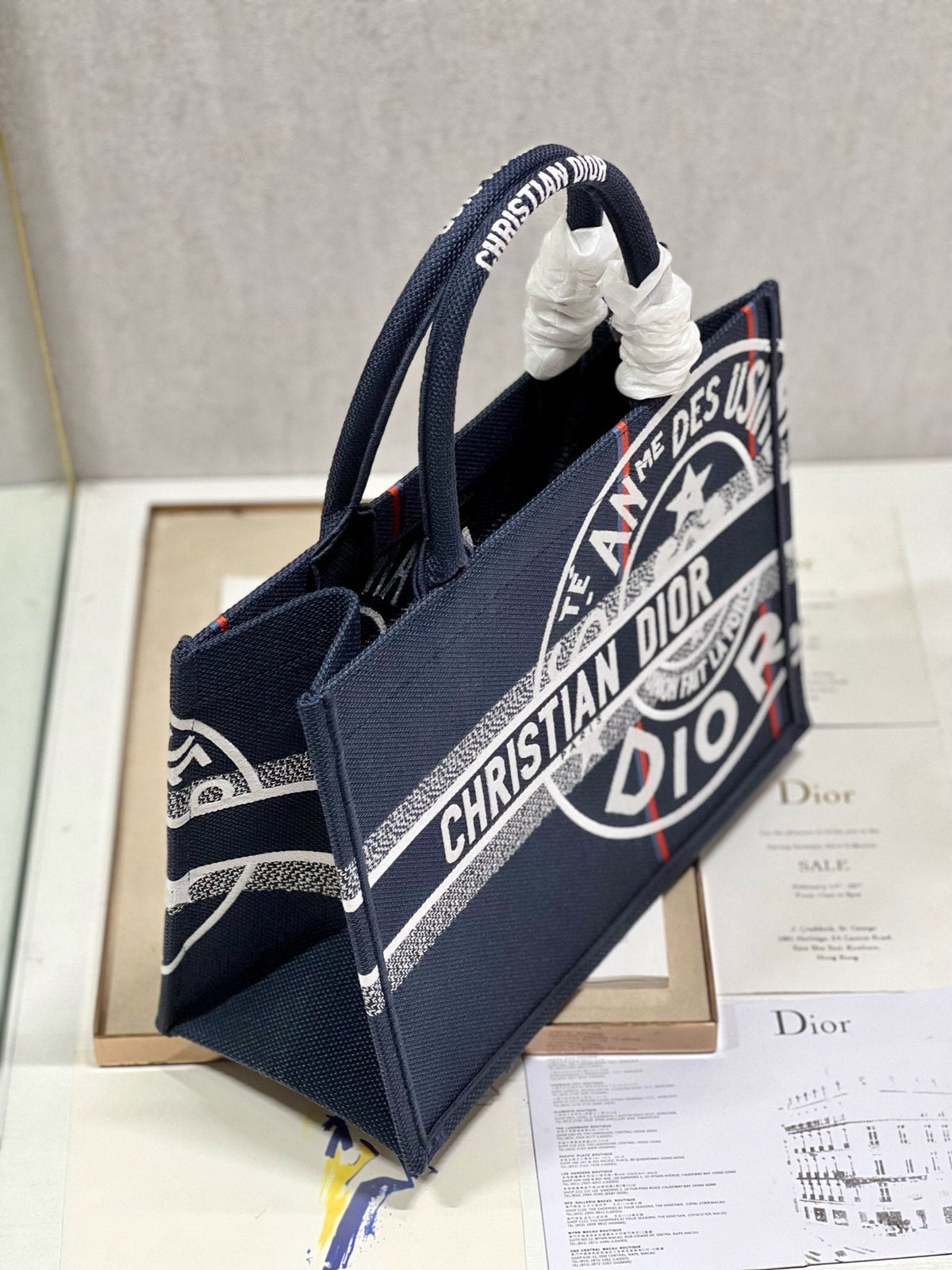 Christian Dior Book Tote Ba